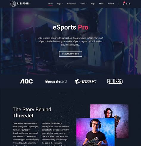 esport wordpress theme|eSports Pro .
